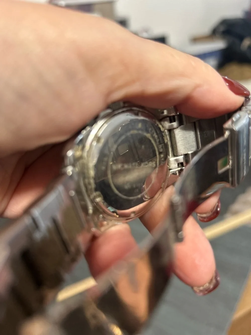 Michael Kors silver tone